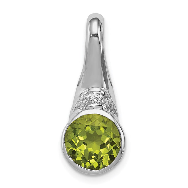 Sterling Silver Pendants Style QP4545PE - Classique Jewelry Inc.