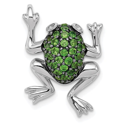 Sterling silver topaz pendant