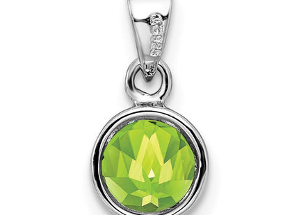 Sterling Silver Pendants Style QP4552PE - Classique Jewelry Inc.