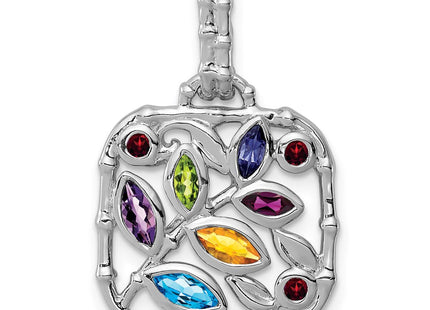 Sterling Silver Pendants Style QP4555RB - Classique Jewelry Inc.