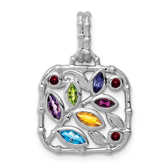 Sterling Silver Pendants Style QP4555RB - Classique Jewelry Inc.