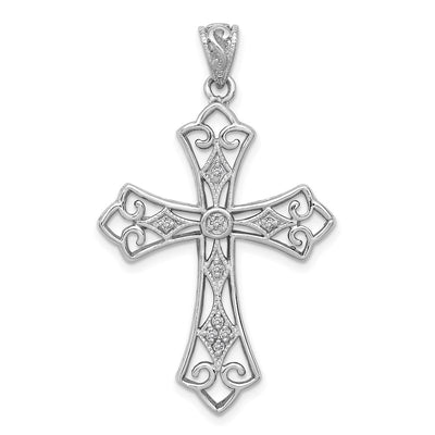 Sterling silver cross pendant