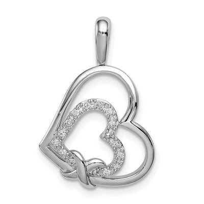 Sterling silver heart pendant