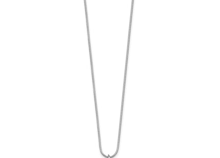 Sterling silver diamond teardrop necklace, alternate view