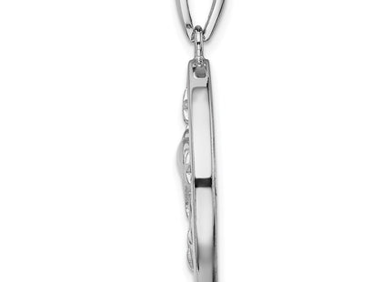 Sterling silver opal pendant, alternate view