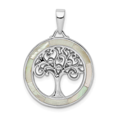 Sterling silver tree of life pendant