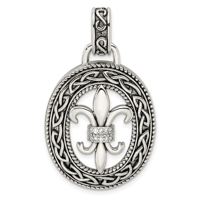 Sterling Silver Pendants Style QP5016 - Classique Jewelry Inc.