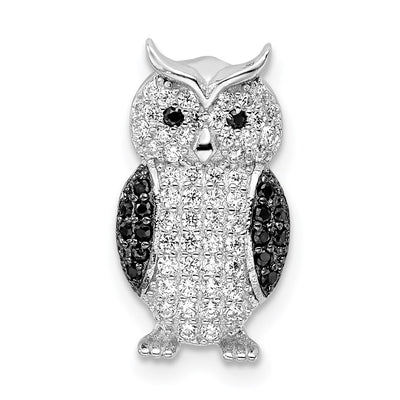 Sterling silver cubic zirconia pendant