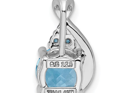 Sterling Silver Pendants Style QP5025BT - Classique Jewelry Inc.