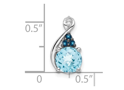 Sterling Silver Pendants Style QP5025BT - Classique Jewelry Inc.