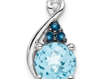 Sterling Silver Pendants Style QP5025BT - Classique Jewelry Inc.