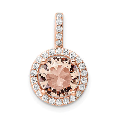 Sterling silver cubic zirconia pendant