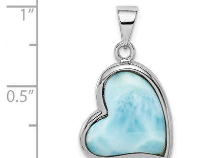 Sterling silver heart pendant, further view