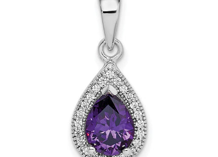 Sterling Silver Pendants Style QP5247FEB - Classique Jewelry Inc.