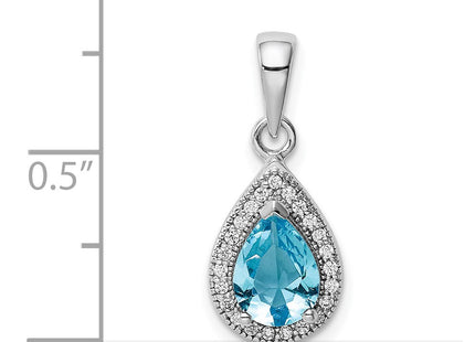 Sterling Silver Pendants Style QP5247MAR - Classique Jewelry Inc.