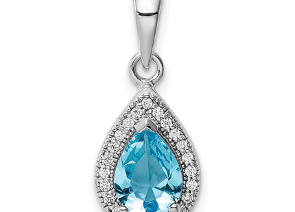 Sterling Silver Pendants Style QP5247MAR - Classique Jewelry Inc.