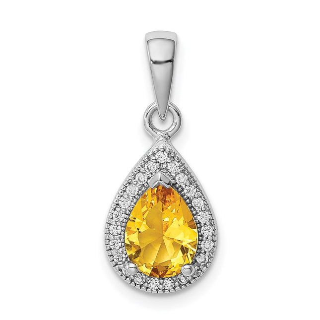 Sterling Silver Pendants Style QP5247NOV - Classique Jewelry Inc.