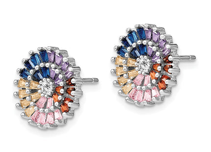 Sterling Silver Earrings Style QP5261SET - Classique Jewelry Inc.