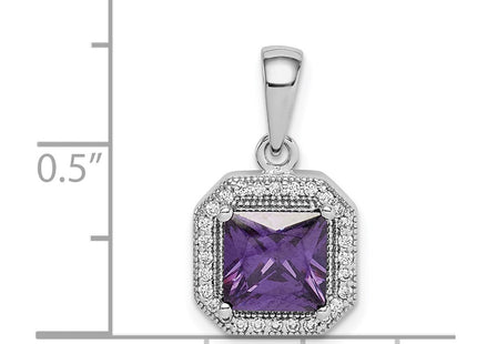 Sterling Silver Pendants Style QP5265FEB - Classique Jewelry Inc.