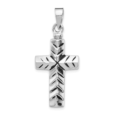 Sterling silver cross pendant