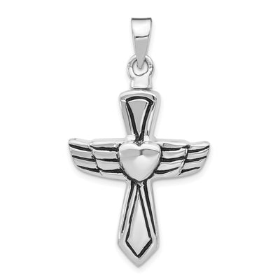 Sterling silver cross pendants & charm