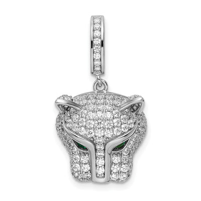 Sterling silver cubic zirconia pendant