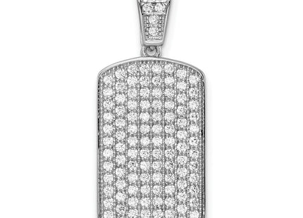 Sterling silver cubic zirconia pendant