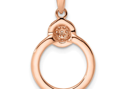 SS/Rose Plated Pendants Style QP5542 - Classique Jewelry Inc.
