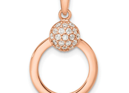 SS/Rose Plated Pendants Style QP5542 - Classique Jewelry Inc.