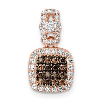 Sterling silver cubic zirconia pendant