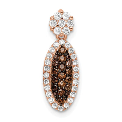 Sterling silver cubic zirconia pendant