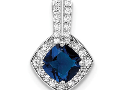Sterling silver cubic zirconia pendant