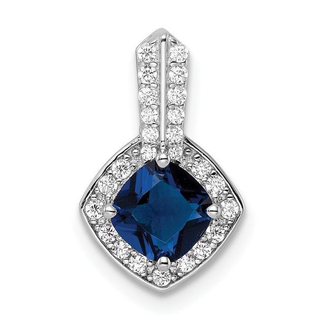 Sterling silver cubic zirconia pendant