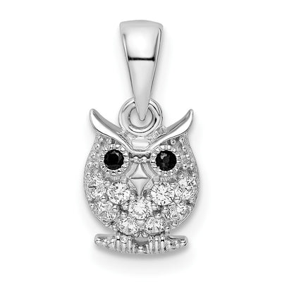 Sterling silver cubic zirconia pendant