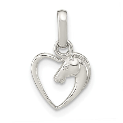 Sterling silver heart pendant