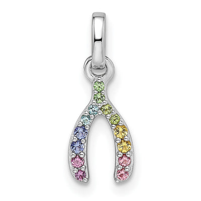 Sterling silver crystal pendant