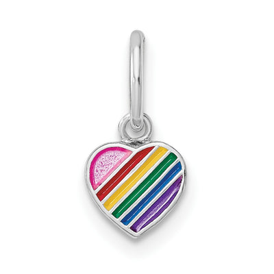Sterling silver heart pendant