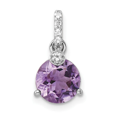 Sterling silver circle pendant