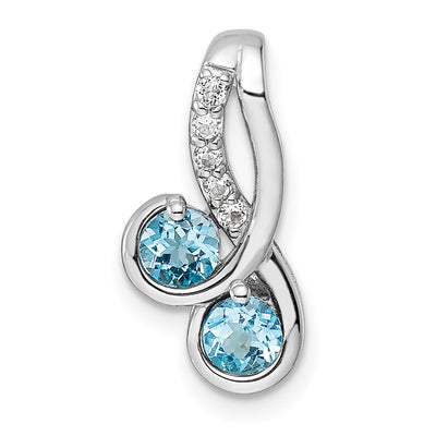 Sterling silver topaz pendant