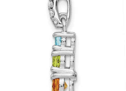 Sterling Silver Pendants Style QP5717RB - Classique Jewelry Inc.