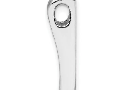 Sterling silver cubic zirconia chain, alternate view