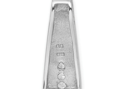 Sterling silver cubic zirconia chain, another view