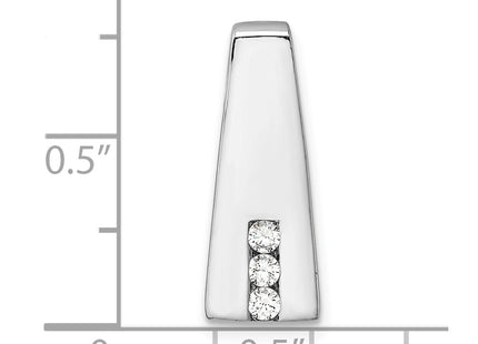 Sterling silver cubic zirconia chain, further view