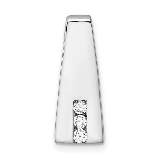 Sterling silver cubic zirconia chain
