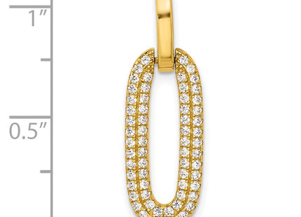 Sterling Silver Pendants Style QP5745GP - Classique Jewelry Inc.