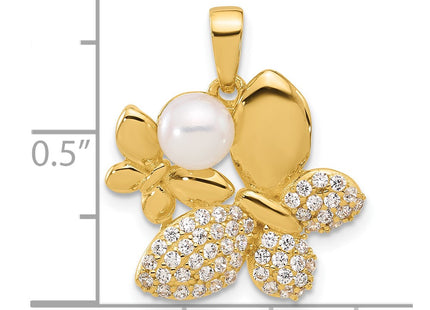 SS/Gold Plated Pendants Style QP5774GP - Classique Jewelry Inc.