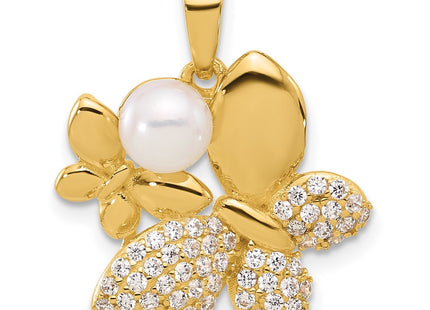 SS/Gold Plated Pendants Style QP5774GP - Classique Jewelry Inc.