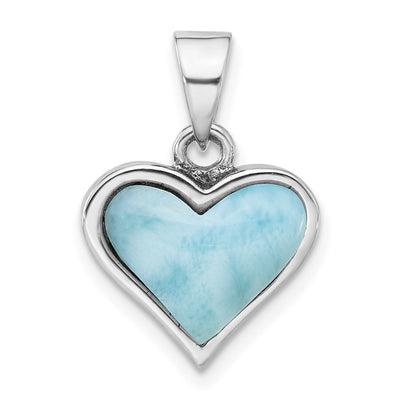 Sterling silver heart pendant