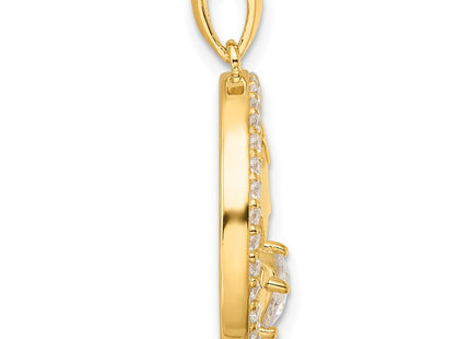 SS/Gold Plated Pendants Style QP5798 - Classique Jewelry Inc.