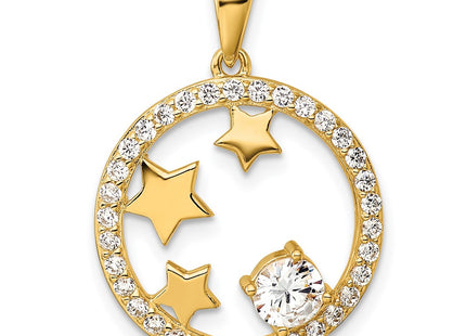 SS/Gold Plated Pendants Style QP5798 - Classique Jewelry Inc.